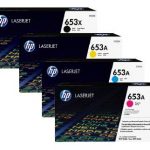 4 Pack Genuine HP CF320X CF321A CF323A CF322A Toner Cartridge Set