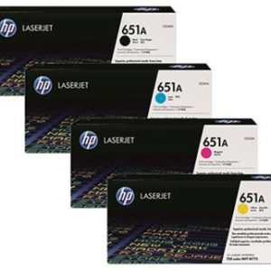 4 Pack Genuine HP CE340A CE341A CE343A CE342A Toner Cartridge Set