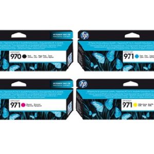 4 Pack Genuine HP 970 971 Ink Cartridge Set (1BK,1C,1M,1Y)