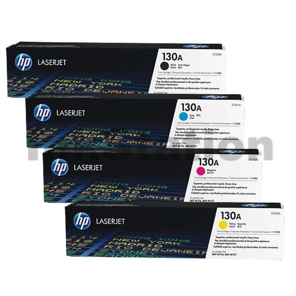 4 Pack Genuine HP CF350A CF351A CF352A CF353A Cartridge Set