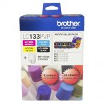 Genuine Brother LC-133 B/C/M/Y Ink Cartridge Photo Value Pack