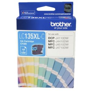 Genuine Brother LC-135XL Cyan Ink Cartridge LC-135XLC