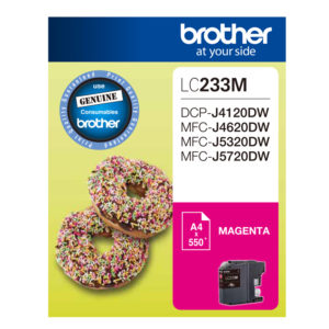 Genuine Brother LC-233 Magenta Ink Cartridge LC-233M