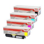 4 Pack Genuine OKI C310 C330 C331 MC361 MC362 Toner Cartridge Set