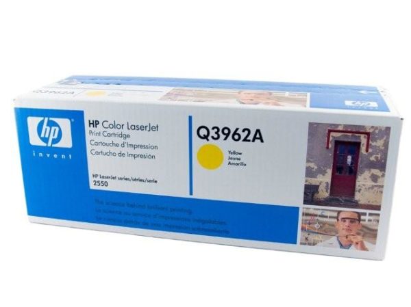 Genuine HP Q3962A Yellow Toner Cartridge 122A