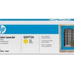 Genuine HP Q3972A Yellow Toner Cartridge 123A