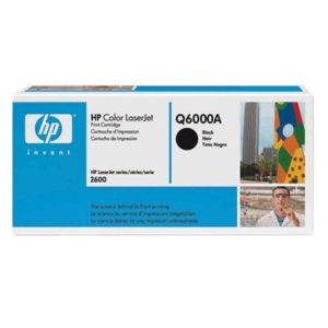 Genuine HP Q6000A Black Toner Cartridge 124A