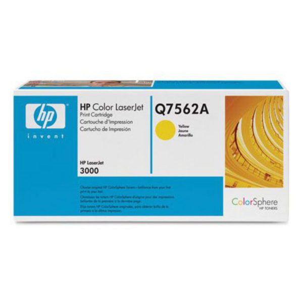 Genuine HP Q7562A Yellow Toner Cartridge 314A
