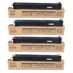 4 Pack Genuine Sharp MX51GT Toner Cartridge Set (1BK,1C,1M,1Y)