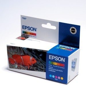 Genuine Epson T027 Colour Ink Cartridge