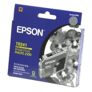 Genuine Epson T0341 Photo Black Ink Cartridge