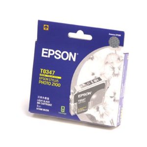 Genuine Epson T0347 Light Black Ink Cartridge