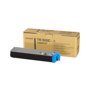 Genuine Kyocera TK-520C Cyan Toner Cartridge FS-C5015N