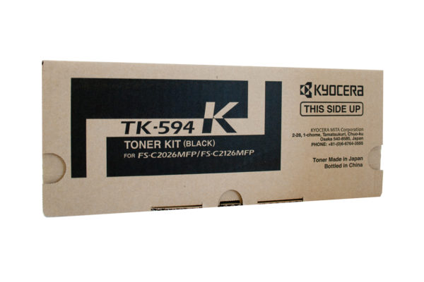 Genuine Kyocera TK-594K Black Toner Cartridge FS-C2026MFP