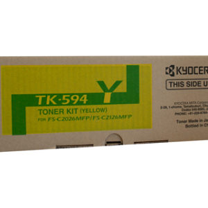 Genuine Kyocera TK-594Y Yellow Toner Cartridge FS-C2026MFP