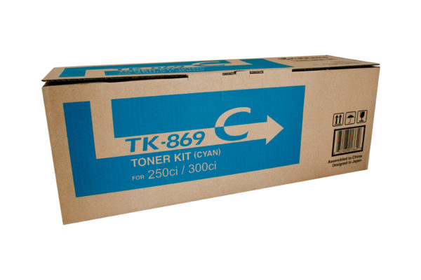 Genuine Kyocera TK-869C Cyan Toner Cartridge