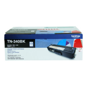 Genuine Brother TN-340BK Black Toner Cartridge