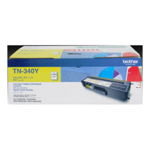 Genuine Brother TN-340Y Yellow Toner Cartridge