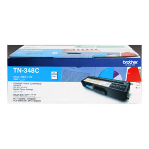 Genuine Brother TN-348C Cyan Toner Cartridge High Yield