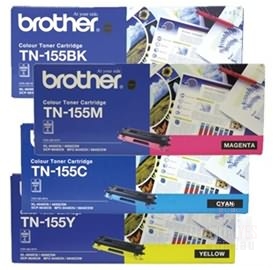 4 Pack Genuine Brother TN-155 Toner Cartridge Set High Yield
