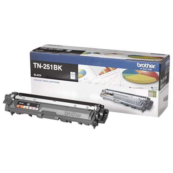 Genuine Brother TN-251BK Black Toner Cartridge