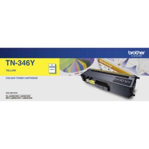 Genuine Brother TN-346Y Yellow Toner Cartridge High Yield