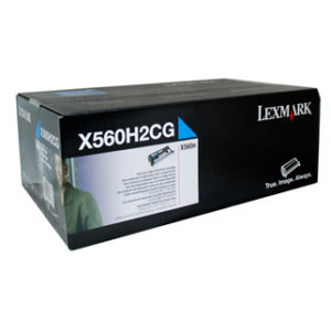 Genuine Lexmark X560N Cyan Toner Cartridge High Yield