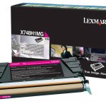 Genuine Lexmark X748 Magenta Toner Cartridge High Yield