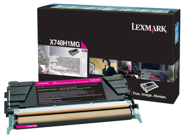 Genuine Lexmark X748 Magenta Toner Cartridge High Yield