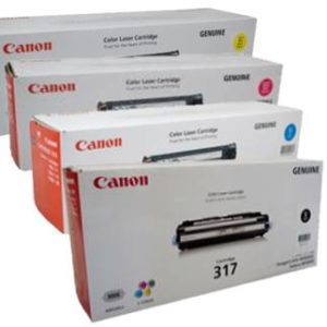 Genuine Canon CART-317 4 Pack Toner Cartridge Set