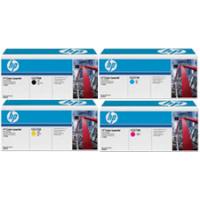 4 Pack Genuine HP CE270A CE271A CE272A CE273A Toner Cartridge