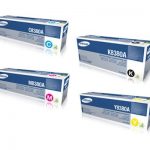 4 Pack Genuine Samsung CLX-8380ND Toner Cartridge Set