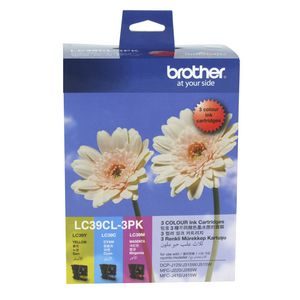 Genuine Brother LC-39 C/M/Y Ink Cartridge Colour Pack LC-39CL3PK