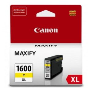Genuine Canon PGI-1600XLY Yellow Ink Cartridge High Yield