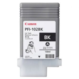 Genuine Canon PFI-102BK Black Ink Cartridge