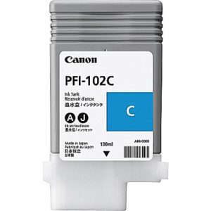 Genuine Canon PFI-102C Cyan Ink Cartridge