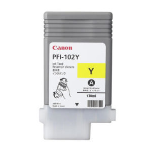 Genuine Canon PFI-102Y Yellow Ink Cartridge