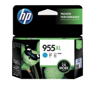 Genuine HP 955XL Cyan Ink Cartridge L0S63AA