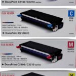 4 Pack Genuine Fuji Xerox DocuPrint C2100 C3210 Toner Cartridge