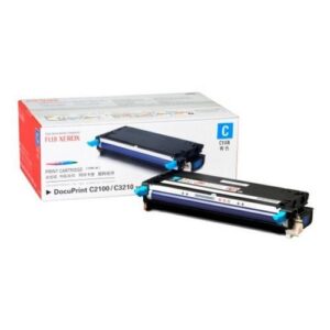 Genuine Fuji Xerox DocuPrint C2100 C3210 Cyan Toner Cartridge CT350486
