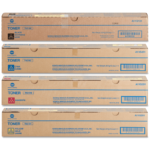 4 Pack Genuine Konica Minolta Bizhub C220 C280 TN216 Toner Cartridge Set