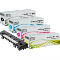 Genuine Toshiba e-Studio 4 Pack TFC-30D4PK 2050c 2051c 2550c 2551c Toner Cartridge Set TFC30DK TFC30DC TFC30DM TFC30DY